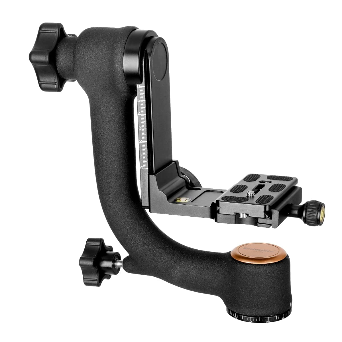 Koolehaoda Q45 Gimbal Head Heavy Duty Metal Gimbal Tripod Head with