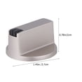 thumbnail image 3 of Shisuyan 4Pcs Gas Stove Metal Switch Household Stove Knob Stove Knobs Replacement Kitchen Essentials, 3 of 9