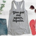thumbnail image 2 of You Got Me Again Tequila Tank Top, Ladies Racerback Tank Top, Tequila Tank, Hangover Tank, Drunk Tank, Heather Gray, X-Large, 2 of 3