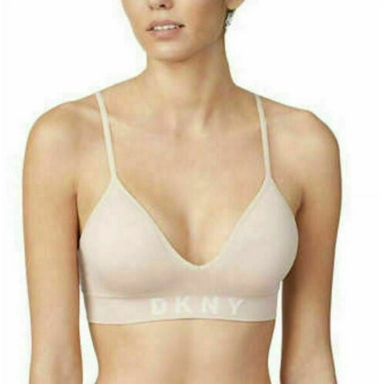 Ladies DKNY 2 Pack Wireless Bra Size M Sand and Black Endless