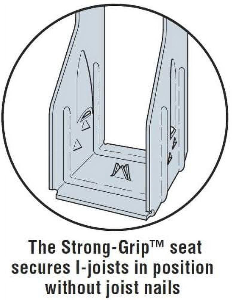 25 Pack Simpson Strong Tie IUS2.56/11.88 2-5/8" x 11-7/8" Face Mount I-Joist Hanger w/Snap-Grip Seat