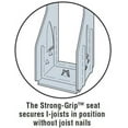 thumbnail image 3 of Simpson Strong-Tie IUS2.37/9.5 Face Mount I-Joist Hanger Pack of 25, 3 of 5
