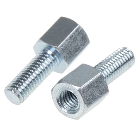 

Hex Standoff - Male-Female #4-40 x 1/4 (OD) x 3/8 (Length) Steel Zinc Plating (QUANTITY: 1000)