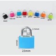 thumbnail image 1 of 23mm Small Mini Strong Steel Padlock Travel Suitcase Diary Lock Luggage Anti-Theft Security Padlocks with 2 Keys, 1 of 3
