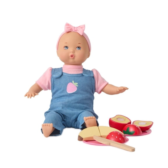 Madame Alexander 12-inch Sweet Baby Nursery Deluxe Wooden Accessory Set, Picnic