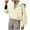Beige, variant on Half Zip Sweatshirt for Women Hoodies Cropped Pullover Fall Casual Loose Tops with Pockets