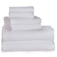 thumbnail image 1 of Affinity Linens ADC6PCT-WHT Luxurious Fine Cotton Jacquard Solid Towel Set, White - One Size, 6 Piece, 1 of 1