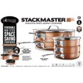 thumbnail image 4 of Gotham Steel StackMaster 8-Piece Aluminum Ultra-Nonstick Cast Textured Ceramic Coating Cookware Set, 4 of 6