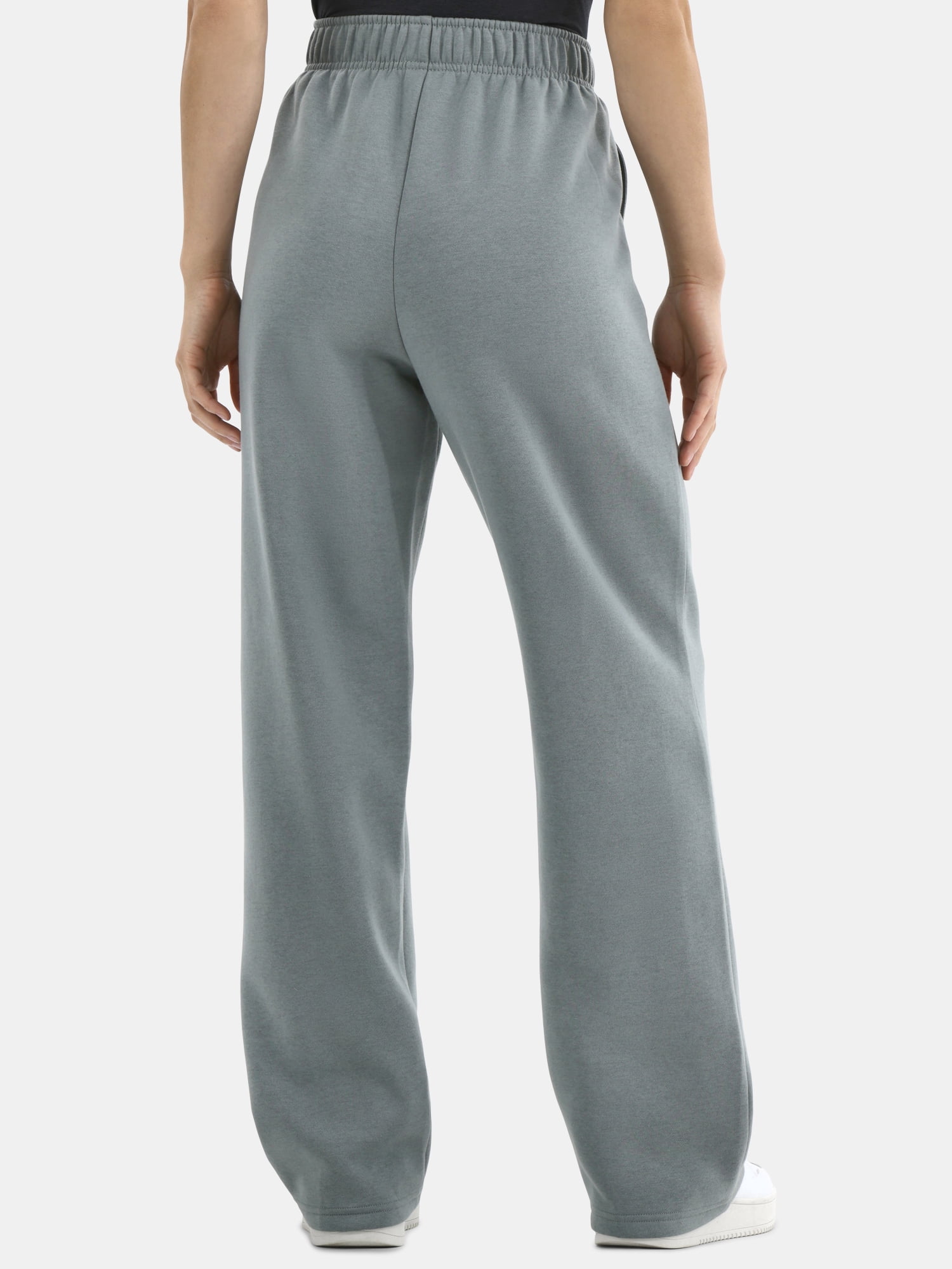 Athletic Works Women's Fleece Pants with Pockets, 30" Inseam, Sizes XS-XXXL