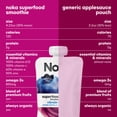 thumbnail image 6 of Noka Organic Superfood Smoothie Pouches, Plant Protein, Blueberry Acai, 4.22oz, 4 Pack, 6 of 8