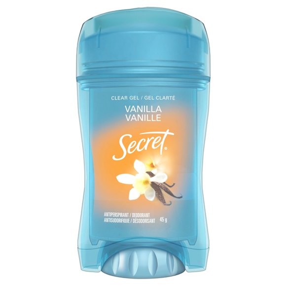 Secret Clear Gel Antiperspirant and Deodorant, Vanilla Scen