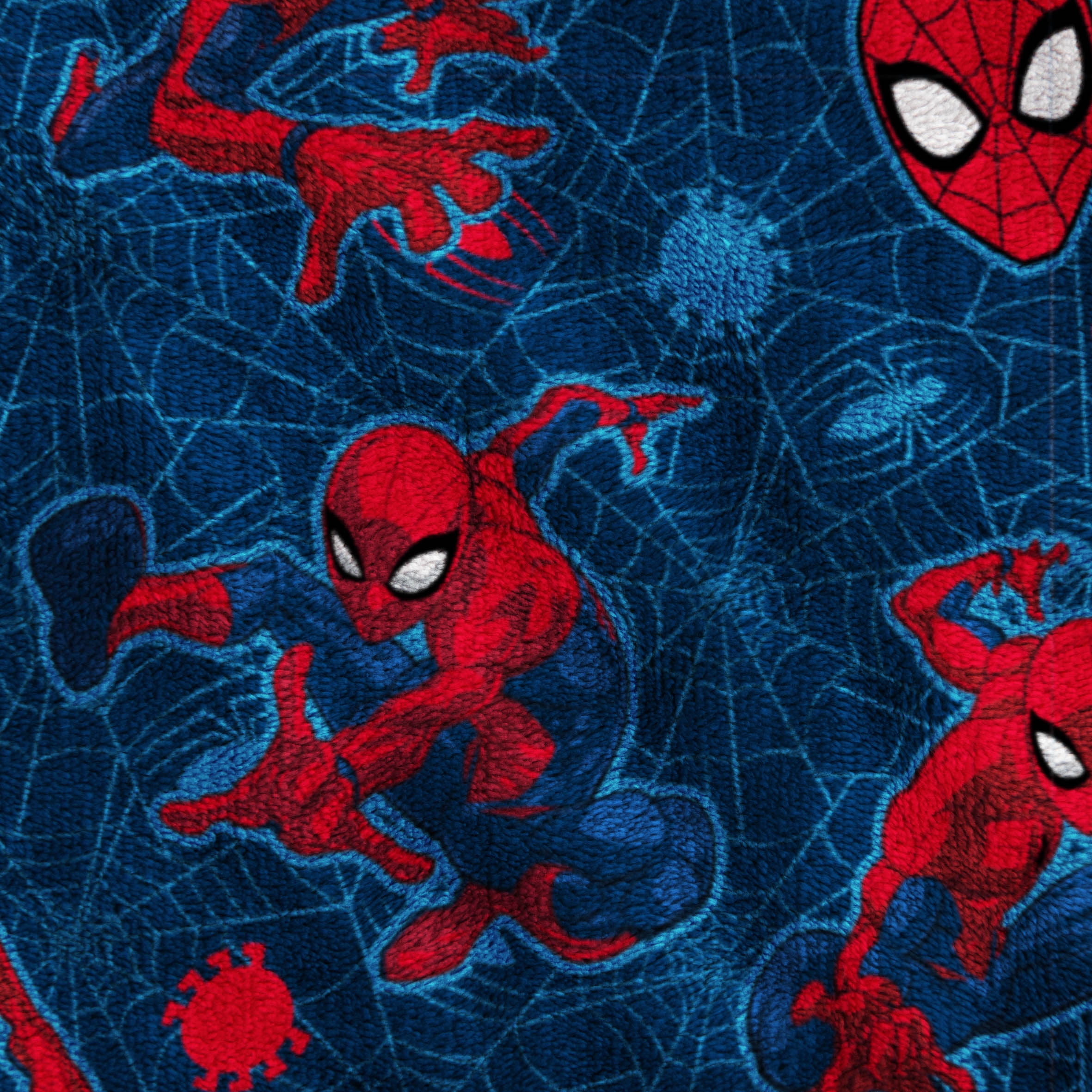 Spider-Man Silk Touch Blanket with Sherpa Fleece Back, 50" x 70"