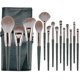 thumbnail image 1 of Juego de brochas de maquillaje, brochas de maquillaje de cerdas suaves con estuche, herramientas de maquillaje completas para principiantes, juego de 14., 1 of 4