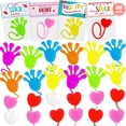 thumbnail image 1 of Regalos de San Valentín para niños - Sticky Hands & Hearts (paquete de 28), 1 of 5