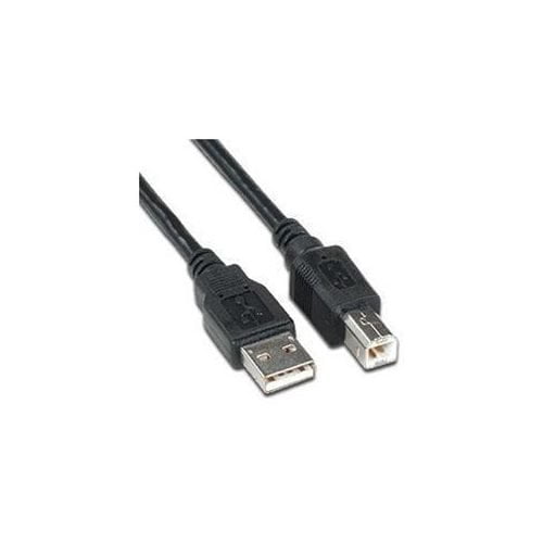 50ft USB 2.0 Extension & 10ft A Male/B Male Cable for Dell B1165NFW Mono Multifunction Printer 