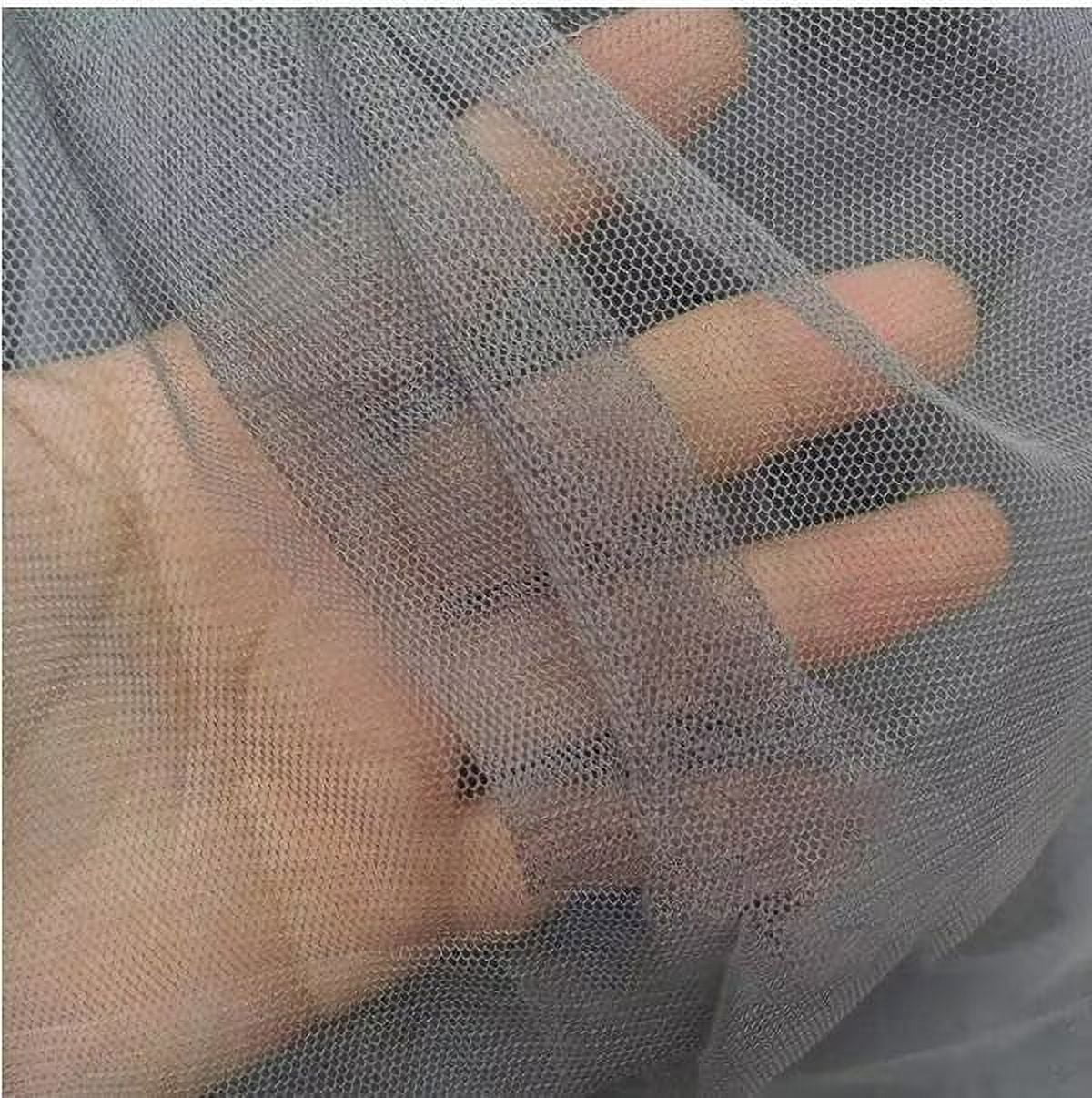10 ft. x 25 ft. Gray Mosquito Net DIY Fabric Insect Pest Barrier Netting Curtains for Home/Travel/Camping