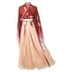 thumbnail image 1 of Gibobby Conjuntos de sudadera con bloques Disfraz de falda media, traje de mujer, falda escolar, Hanfu, manga recta, Original, hasta la cintura, traje para es(Rojo,M), 1 of 5