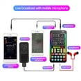thumbnail image 3 of I9 Kit Completo de Cambiador de Voz MúLtiples Efectos de Audio Bluetooth Tarjetas de Sonido en Herramienta de MicróFono de Tarjeta de Sonido en PortáTil Ultrafina, 3 of 5