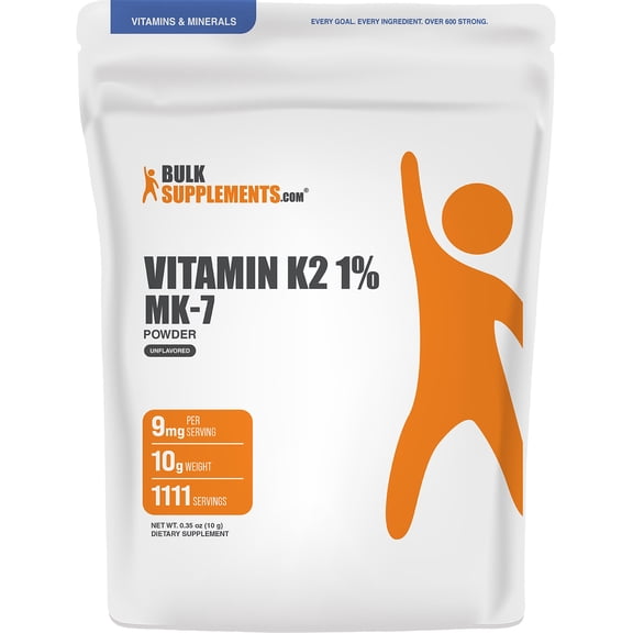 BulkSupplements Vitamin K2 Powder, Vitamin K Supplement, 10g