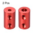 thumbnail image 2 of Unique Bargains Shaft Coupling 3.17mm to 5mm Bore L20xD12 Robot Motor Wheel Rigid Coupler Connector Red 2PCS, 2 of 3