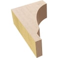 thumbnail image 6 of 2"W x 4"D x 6"H Classic Moab Rough Cedar Woodgrain TimberThane Corbel, Primed Tan, 6 of 6