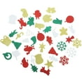 thumbnail image 4 of ULTNICE 50Pcs Glitter Christmas Sticker Foam for Craft Projects Decorative Material, 4 of 8