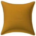 thumbnail image 3 of DK Homewares Boho Decorative Sofa Throw Pillowcase 16 Inch Cotton Embroidered Mirrored Ethnic Square Couch Cushion Cover (Size - 40x40 cm ; Color: Mustard Yellow ) - 1 Pcs (Cover Only), 3 of 3