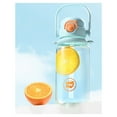 thumbnail image 2 of Botella de Agua de Gran Capacidad de 1000 Ml con Pajita, para Estudiantes, para Exteriores, Sellada, A Prueba de Fugas, Vaso de Plástico con Tapa, para Niños, C, 2 of 5