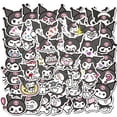 thumbnail image 4 of Pegatinas de Hello Kitty Kuromi para álbum de recortes, pegatinas bonitas de Anime, grafiti, diario, Maleta, teléfono, portátil, decoración, álbum DIY, 100, 50 Uds., 4 of 4