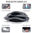thumbnail image 5 of KXF Crossbody Bag for Women Lightweight Shoulder Bags Ladies Soft PU Leather Handbags, 5 of 7