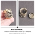 thumbnail image 3 of FRCOLOR 2Pcs Phone Key Hanging Pendant Hollow DIY Copper Craft Decor Bag Hanging Ornament, 3 of 8
