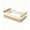 Khaki/9.8×5.9×3.2in, variant on AYktou Simulation Wicker Storage Basket with Fabric Liner, Hand Woven Basket Decorative Basket for Shelf Countertop Organizer Bin Farmhouses Home Storage Box for Shelves Bathroom Kitchen Closets