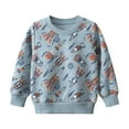 thumbnail image 3 of Bjutir Toddler Boy Christmas Outfit Long Sleeve Bys Tops Autumn Winter Girls Cartoon Prints Hoodie Tops Outwear For Children Clothes, 3 of 6