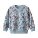 thumbnail image 1 of Gibobby Sudadera con capucha Otoño Invierno niños pequeños niñas de manga larga con estampado de animados sudadera con capucha de lana Tops prendas de ve(Azul, 1-2 Años), 1 of 5