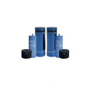 (2 pack) 4ALLFAMILY Explorer 72 Hours Insulin Cooler TSA Approved USB Charger Biogel 1-7 Pens & Vials, Blue