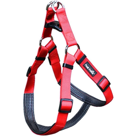 Peak Pooch No Pull Dog Harness for Large Dogs Red, 26-32" Chest L Dog Leash