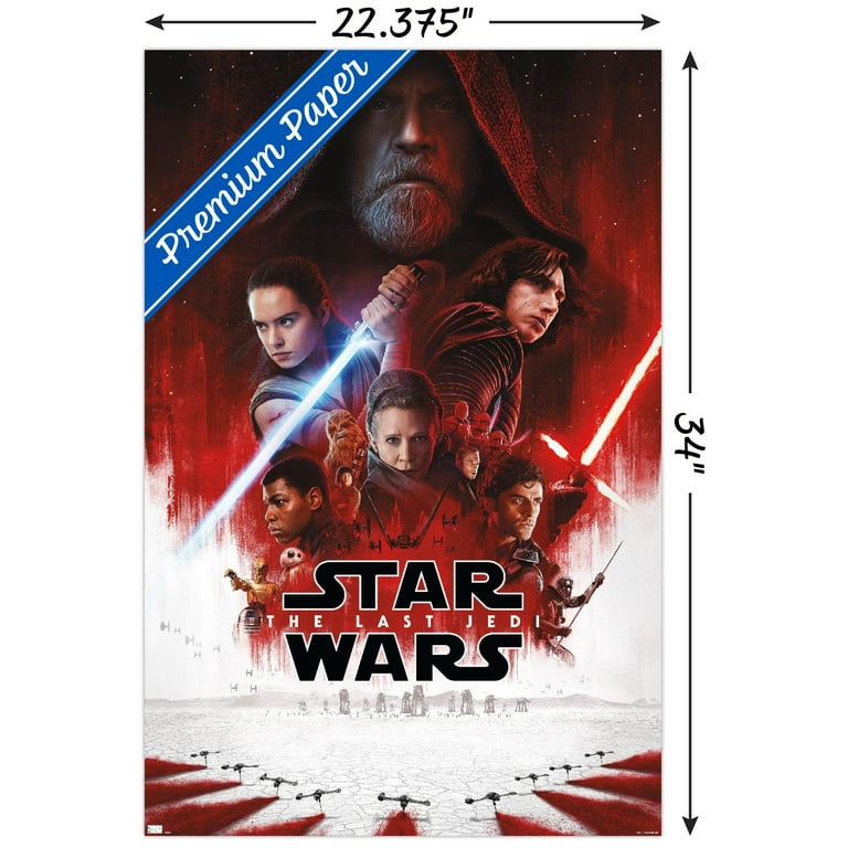 Amazon.com: Trends International Star Wars: The Last Jedi