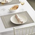 thumbnail image 7 of Sm:)e Placemats Set of 4 - Heat Resistant Non-Slip Place mats for Dining Table,Heat and Stain Resistant Indoor/Outdoor Place mats, Washable Durable PVC Table Mats, 7 of 7