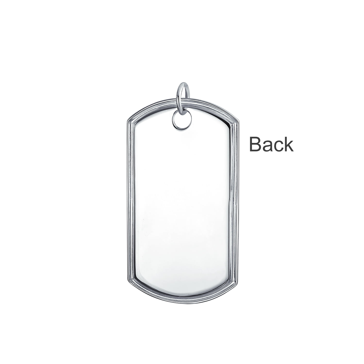25 Pack Military Blank Dog Tags Wholesale With Laser Engraving And 24 Inch  Stainless Steel Ball Chain In Silver From Kukuson, $18.07