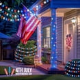 thumbnail image 5 of SUMMIT Connectable Red White and Blue Lights Indoor Outdoor, 100 LED 33ft 4th of July Decorations Light Plug in, 8 Modes Globe String Lights with Remote for Independence Day Party Patriotic Decor, 5 of 17