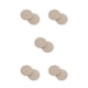 thumbnail image 1 of Wosthever 100Pcs Furniture Foot Pads Chair Leg Felt Mats Supply Skid-Resistance Feet Self-Adhesive Household Protector Heavy-Duty Pad Type2, 1 of 6