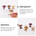 thumbnail image 5 of CIMAXIC Simulation Furniture 1Pc Miniature Round Table Model Simulation Table Ornament Mini House Decoration,1.97"X1.97"X1.97", 5 of 5