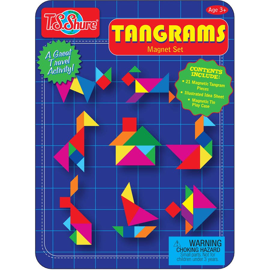 T.S. Shure Tangrams Deluxe Game Tin