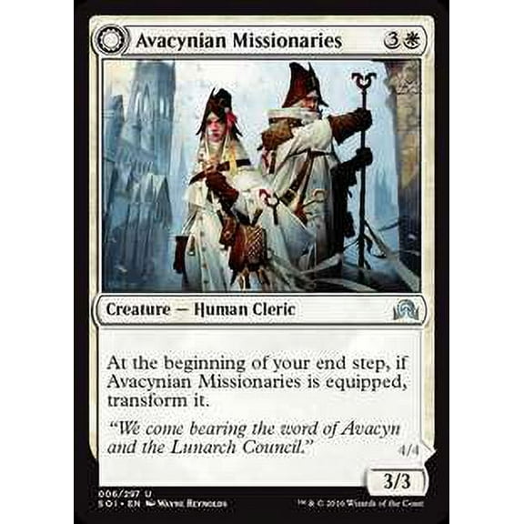 MtG Shadows Over Innistrad Uncommon Avacynian Missionaries (Foil) #6
