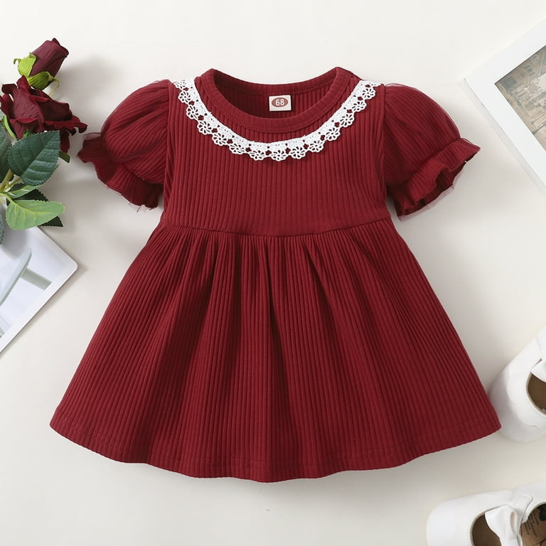 Burgundy dress 12 clearance months