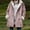 Pink, variant on Ahabrexf Women's Warm Quilted Long Sleeve Floral Puffer Jacket with Pockets for Winter Coats