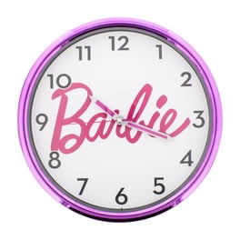 Officially Licensed Barbie Silhouette Logo 10-Inch Metal Wall 