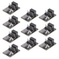 thumbnail image 1 of 10 Uds. Placa adaptadora de enchufe de módulo adaptador inalámbrico de 3,3 V para NRF24L01 de 8 pines Likrtyny Accesorios electrónicos, 1 of 9