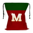 thumbnail image 2 of Taicans 26 Letter Christmas Gift Bags - 12.2x14.96in Red Drawstring Storage Bags,Reusable Holiday Tote for Small Gifts & Tree Decor (Santa/Snowflake Pattern)‌, 2 of 6