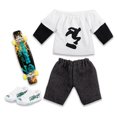 thumbnail image 1 of Novedad Finger Sport Toy Set Finger Skateboard con ropa Niños Adulto Favor E65D, 1 of 4